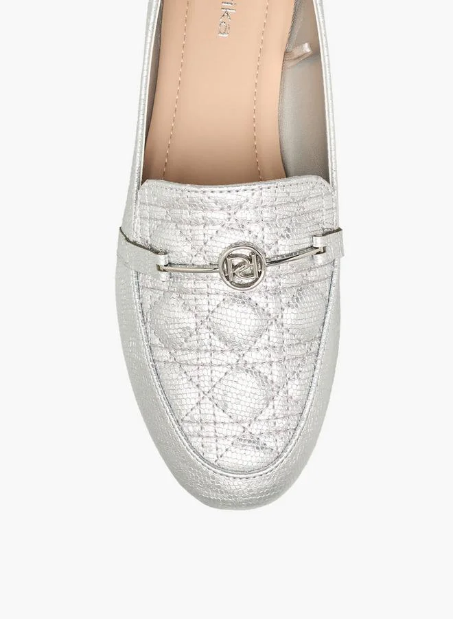 Paprika SILVER Women Quilted Detail Loafers for Women | Best Price UAE
