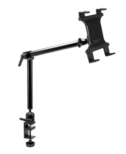 ARKON Mounts Heavy-Duty Tablet Mount with Clamp | Universal Tablet Holder | Strong C-Clamp | Multi-Angle Arm | Compatible with iPad Pro, Mini, Surface Pro, Samsung Tablets, and More - Image 5