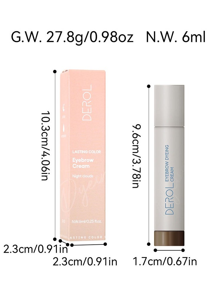 DEROL Night Clouds Lasting Color Eyebrow Cream  - Image 5