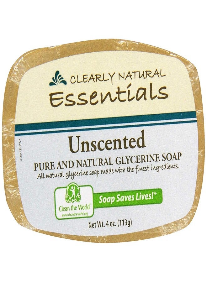 Clearly Natural Unscented Glycerine Bar Soap (Set of 9