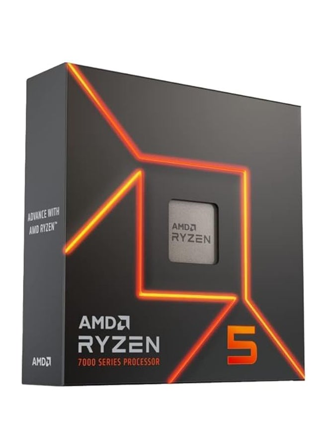 اي ام دي معالج سطح المكتب Ryzen 5 7600X 4.7GHz سداسي النواة AM5 معبأ - Image 2