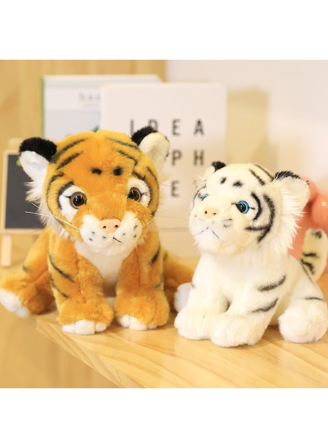 Creative Little Tiger Doll Plush Toy Cute Siberian Tiger Doll Chinese Zodiac White Tiger Rag Doll Children Send Girls-Specifications:42cm [5 Yuan Off For Purchases Of 2 Pieces]-Color:Tiger Wallet Brown  - Image 2
