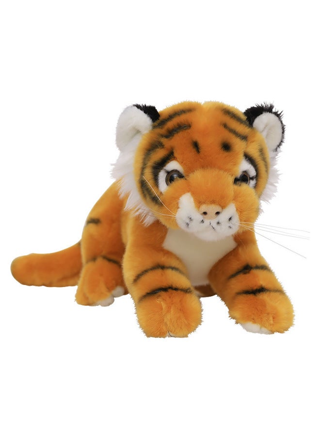 Creative Little Tiger Doll Plush Toy Cute Siberian Tiger Doll Chinese Zodiac White Tiger Rag Doll Children Send Girls-Specifications:42cm [5 Yuan Off For Purchases Of 2 Pieces]-Color:Tiger Wallet Brown  - Image 5