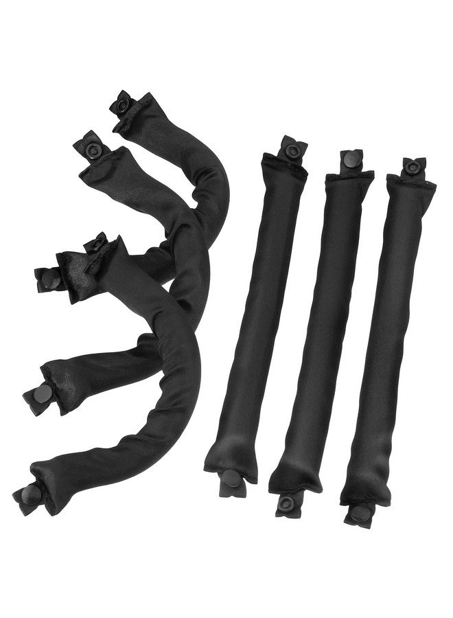 EXPRESSIONS Jenny Capp 6pc Satin Cushion Roller 1'' Thick Hair Rollers - Super Soft Satin Hair Accessories for Women -Promotes Healthy Hair, Prevents Breakage - Curly Hair Products for Natural Hair - Image 2