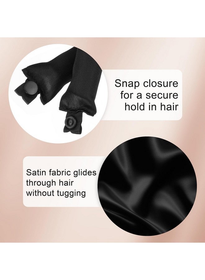 EXPRESSIONS Jenny Capp 6pc Satin Cushion Roller 1'' Thick Hair Rollers - Super Soft Satin Hair Accessories for Women -Promotes Healthy Hair, Prevents Breakage - Curly Hair Products for Natural Hair - Image 4