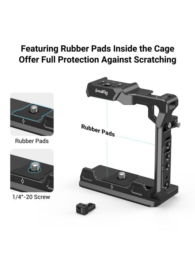 SmallRig Camera Half Cage for Sony Alpha 7R V/Alpha 7 IV/Alpha 7S III/Alpha 1/Alpha 7R IV - 3639 - Image 2