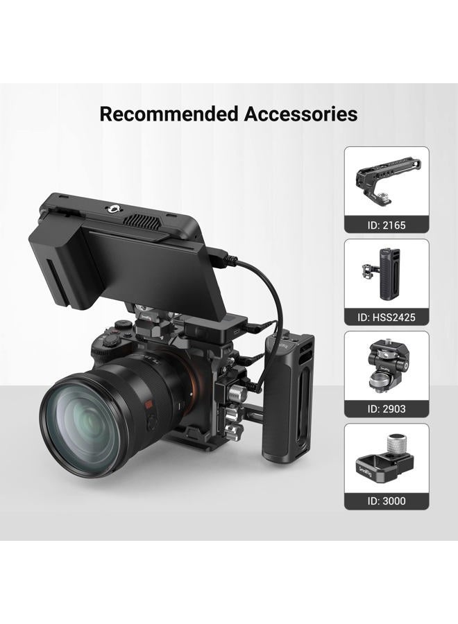 SmallRig Camera Half Cage for Sony Alpha 7R V/Alpha 7 IV/Alpha 7S III/Alpha 1/Alpha 7R IV - 3639 - Image 5