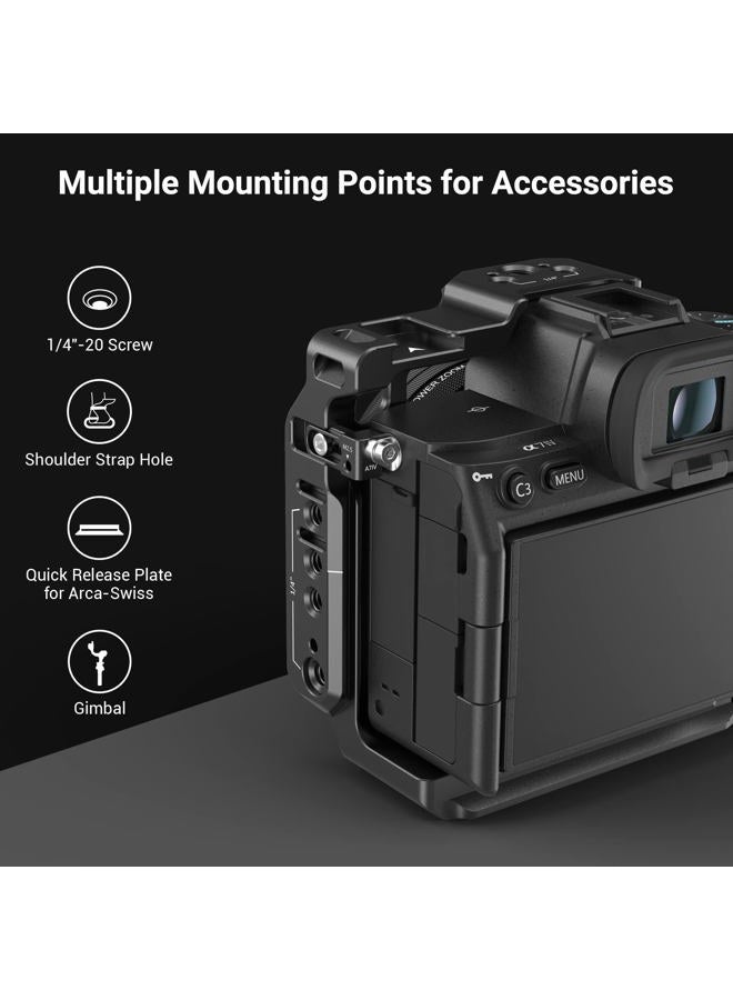 SmallRig Camera Half Cage for Sony Alpha 7R V/Alpha 7 IV/Alpha 7S III/Alpha 1/Alpha 7R IV - 3639 - Image 4
