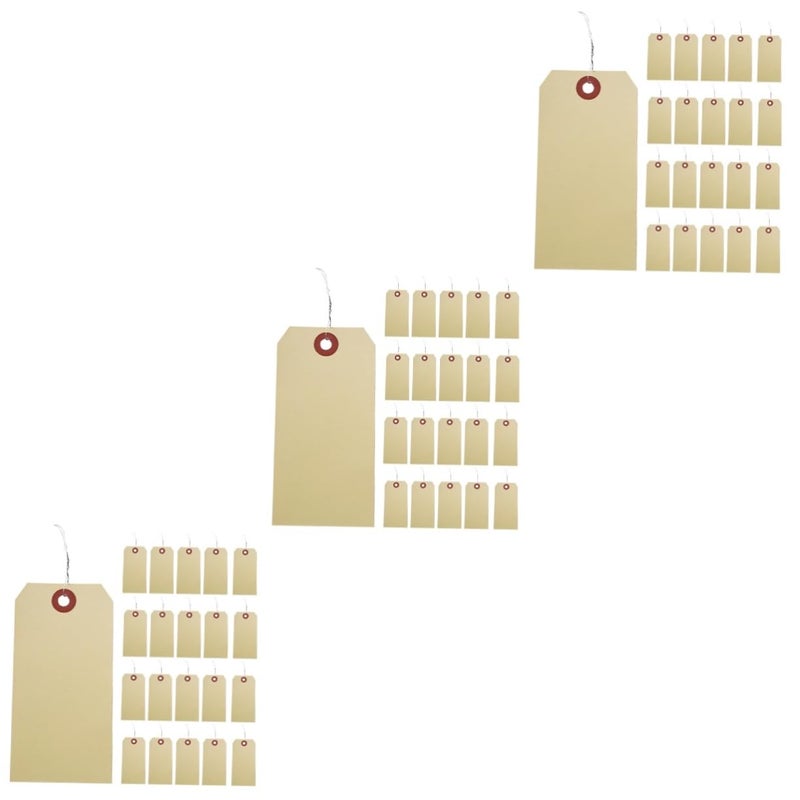 150 Pcs Iron Wire Shipping Tags Blank Tags for Packaging Crafting Organizing - Image 2
