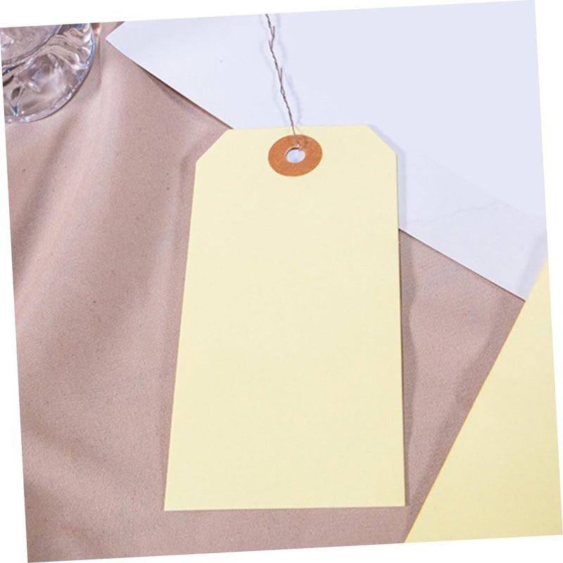 150 Pcs Iron Wire Shipping Tags Blank Tags for Packaging Crafting Organizing - Image 3