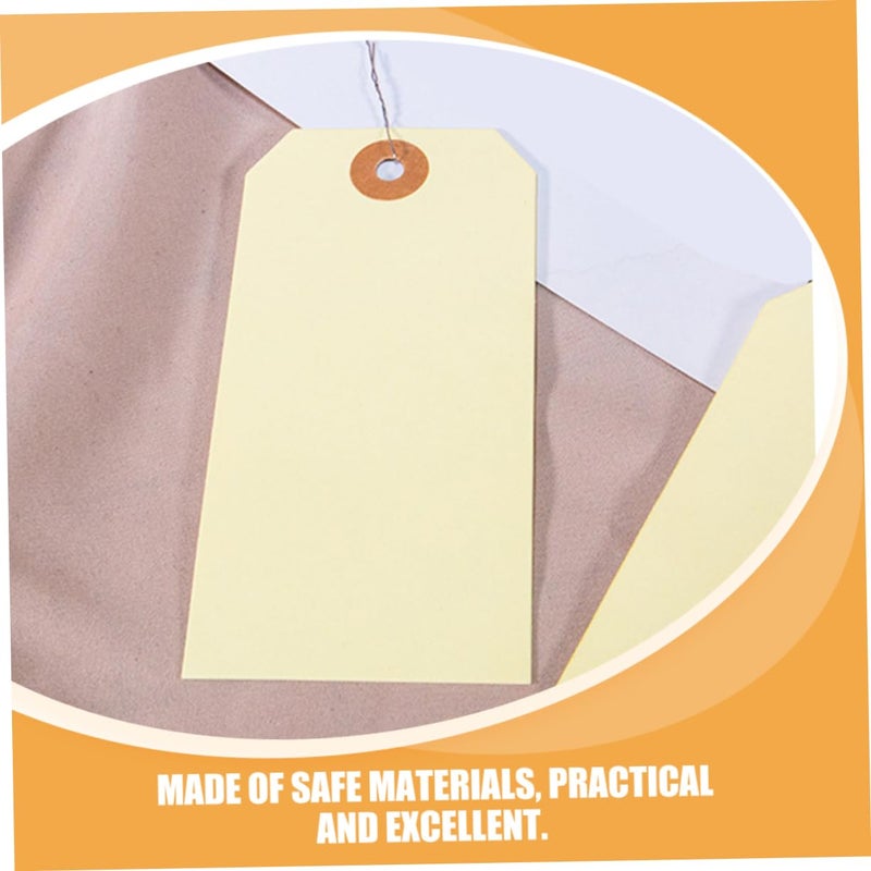 150 Pcs Iron Wire Shipping Tags Blank Tags for Packaging Crafting Organizing - Image 4
