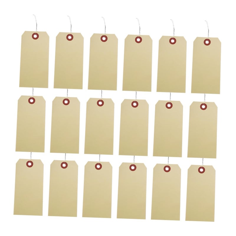 150 Pcs Iron Wire Shipping Tags Blank Tags for Packaging Crafting Organizing - Image 5