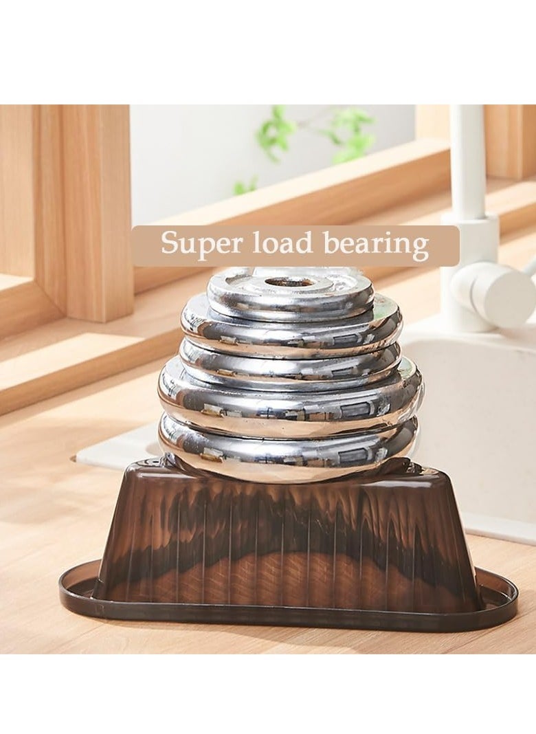 Oasisgalore Black Swan-Shaped Triangle Sink Drain Rack, Multifunctional Kitchen Sink Strainer Basket.  - Image 5