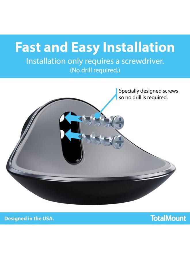 TotalMount – Premium Wall Mount for Echo Dot MAX, HomePod Mini, and More (Easy Installation, Soft Liner, and Secure Fit) - Image 4