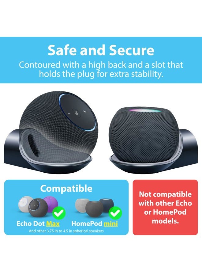 TotalMount – Premium Wall Mount for Echo Dot MAX, HomePod Mini, and More (Easy Installation, Soft Liner, and Secure Fit) - Image 5