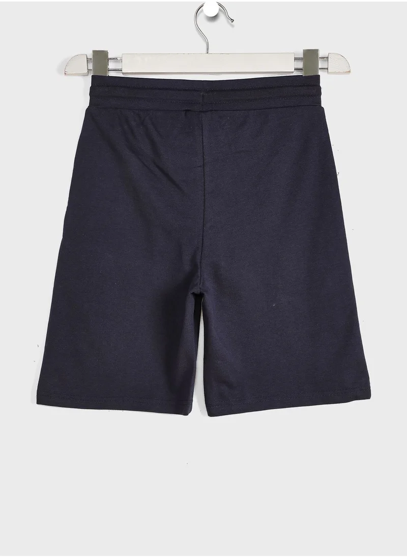 Hummel Kids Bassim Logo Shorts