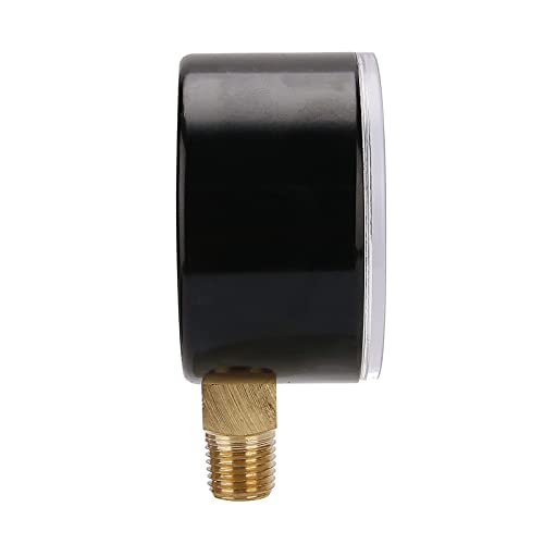 MEASUREMAN Diaphragm Type Capsule Low Pressure Gauge, 2-1/2" Dial, 1/4" NPT Lower Mount, Adjustable, 0-5Psi - Image 4