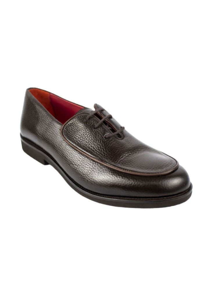 Levent Semi Classic Genuine Leather 
Lace Up Shoes - Image 1