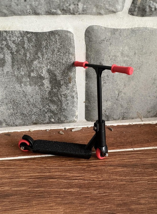 LEEFAI Metal Finger Scooter Alloy Pro Finger Stunt Scooter-Solid Metal fingerscooter (Black) - Image 3
