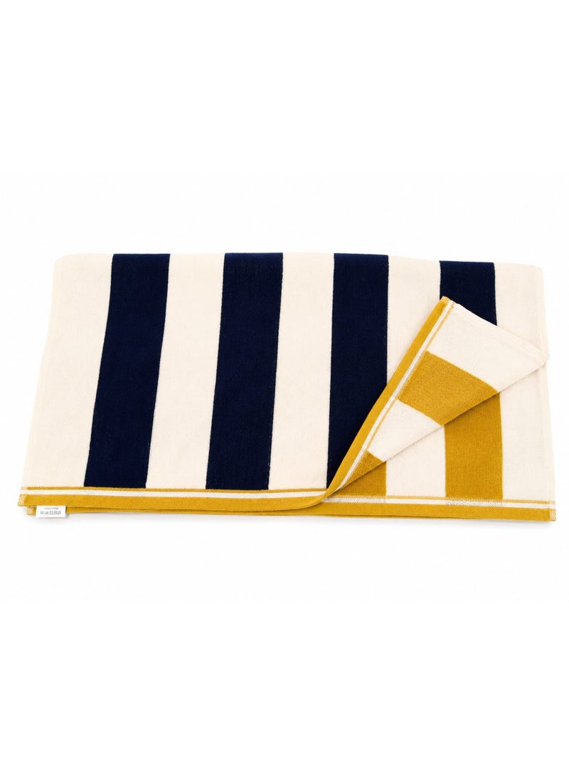 Large cotton beach towel, 80x160 cm - Image 1