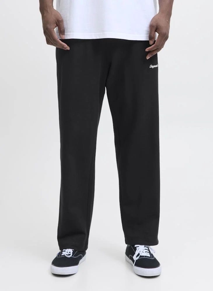 JACK & JONES Plus Size Logo Drawstring Sweatpants