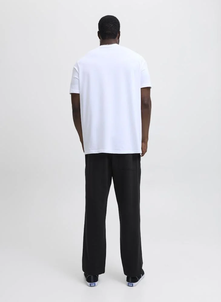 JACK & JONES Plus Size Logo Drawstring Sweatpants