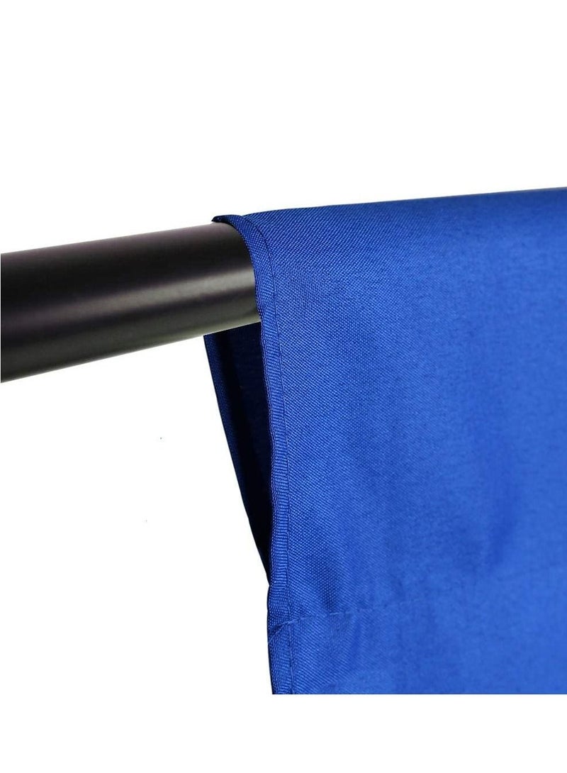 خلفية قابلة للطي استوديو التصوير الفوتوغرافي البوليستر القطن خلفية خلفية يوتيوب فيديو تسجيل الفيديو الفوتوغرافية شاشة التلفزيون عيد ميلاد حفلة زفاف ( 10x6.6 قدم الأزرق ) - Image 2