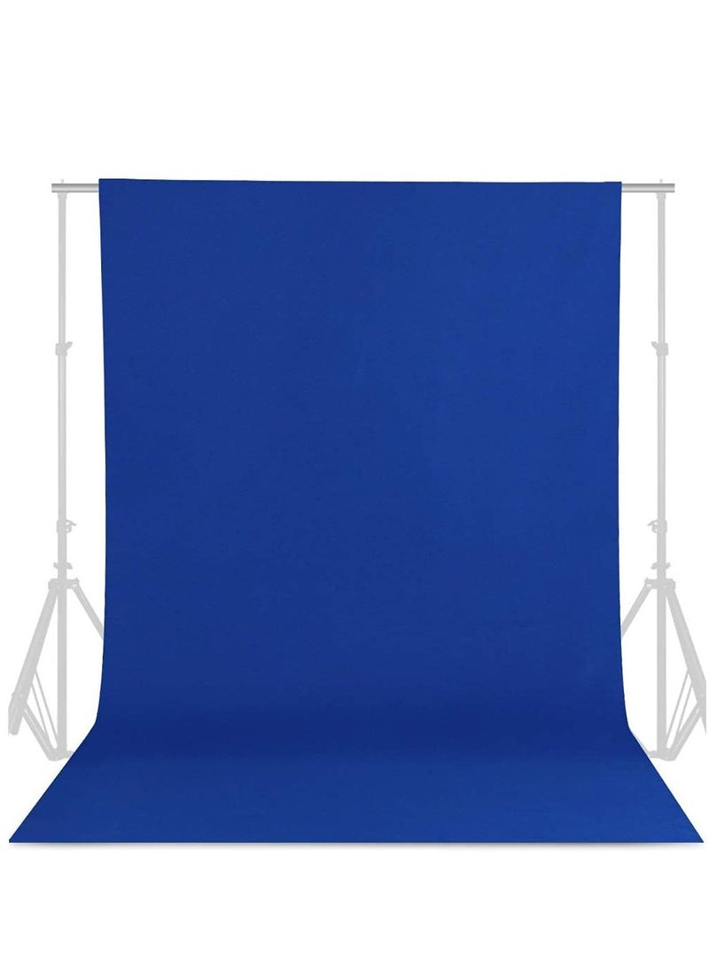 خلفية قابلة للطي استوديو التصوير الفوتوغرافي البوليستر القطن خلفية خلفية يوتيوب فيديو تسجيل الفيديو الفوتوغرافية شاشة التلفزيون عيد ميلاد حفلة زفاف ( 10x6.6 قدم الأزرق ) - Image 1