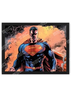 Superman Design Poster Frame 21x30 Cm