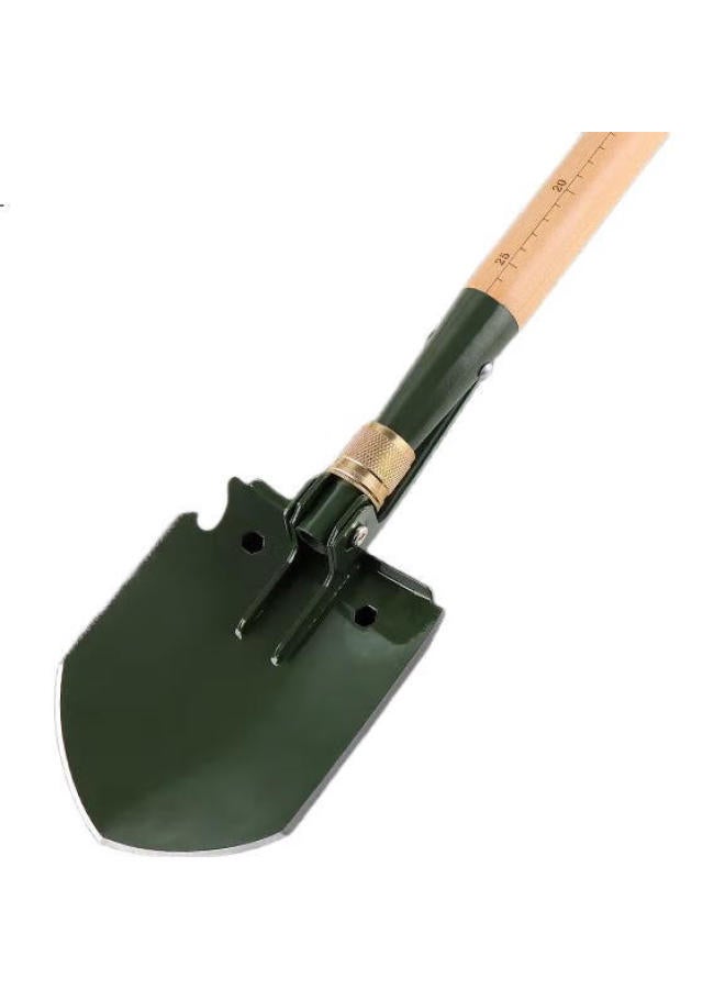 Golmud Multi-Functional Military Shovel, Versatile Folding Manganese Steel Spade, Outdoor Multi-Purpose Fishing Shovel, Snow Shovel, Self-Defense Spade - Image 3