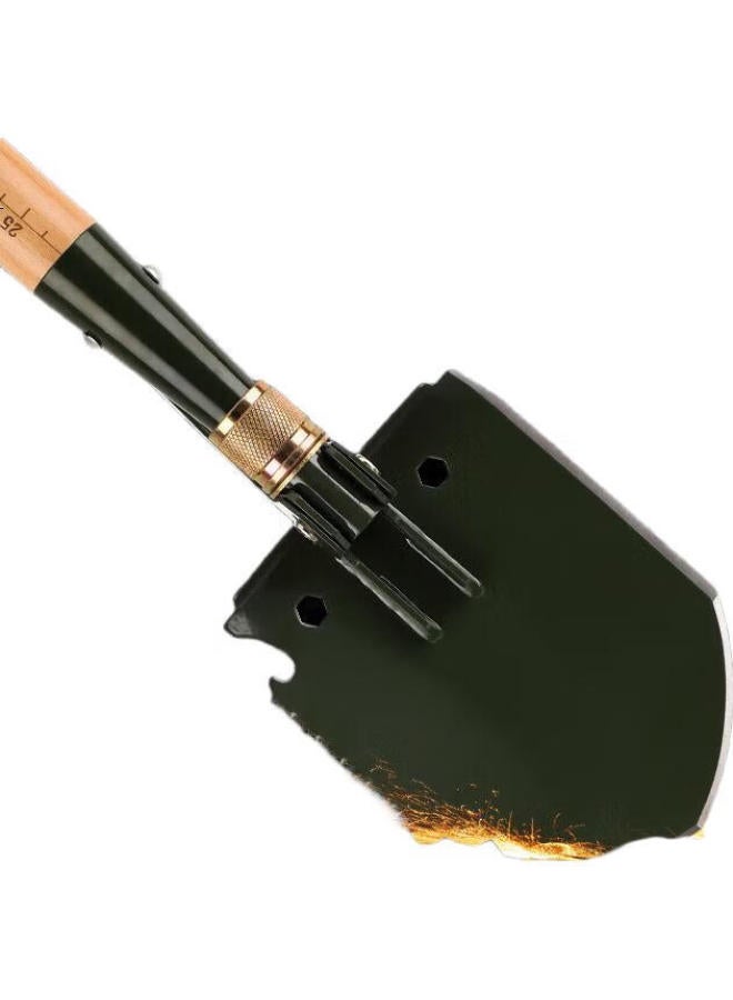 Golmud Multi-Functional Military Shovel, Versatile Folding Manganese Steel Spade, Outdoor Multi-Purpose Fishing Shovel, Snow Shovel, Self-Defense Spade - Image 2