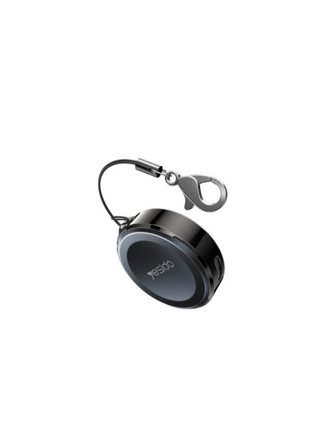 Yesido Magnetic Portable Charger for Apple Watch – Compact Zinc Alloy Fast Charging Dock – Type-C & Lightning Input – DS18 - Image 1