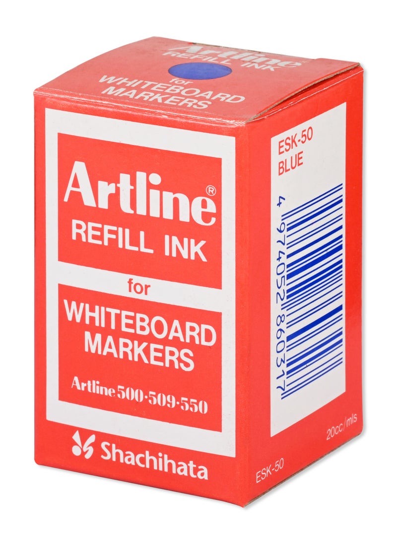Artline Refill Ink for 500, 509 and 550 White Board Marker, Color:Blue-ARIKESK50BL - Image 3