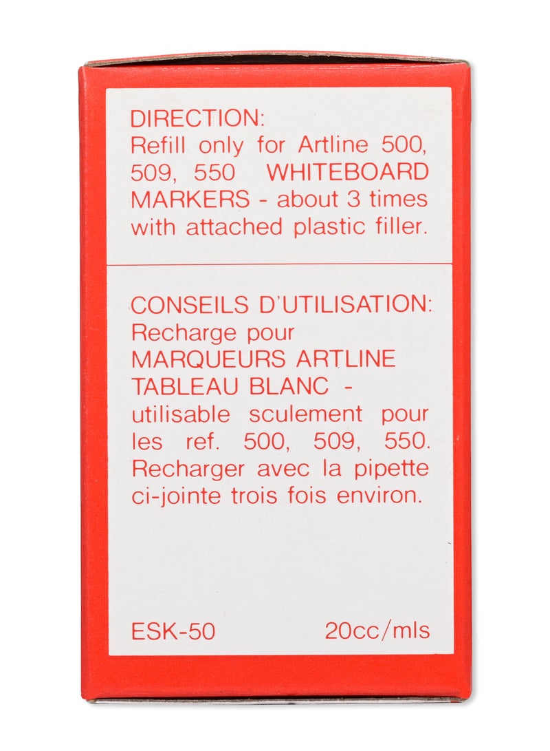 Artline Refill Ink for 500, 509 and 550 White Board Marker, Color:Blue-ARIKESK50BL - Image 5