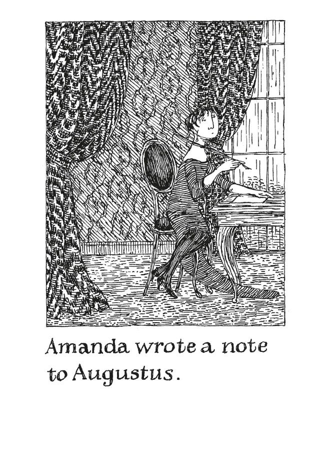The Helpless Doorknob a Shuffled Story by Edward Gorey  - Image 2