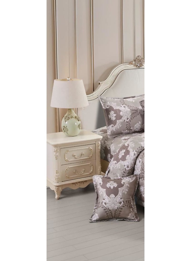 مون طقم لحاف نفرين مضغوط مشجر 6 قطع مقاس اللحاف 240x220 سم - Image 2