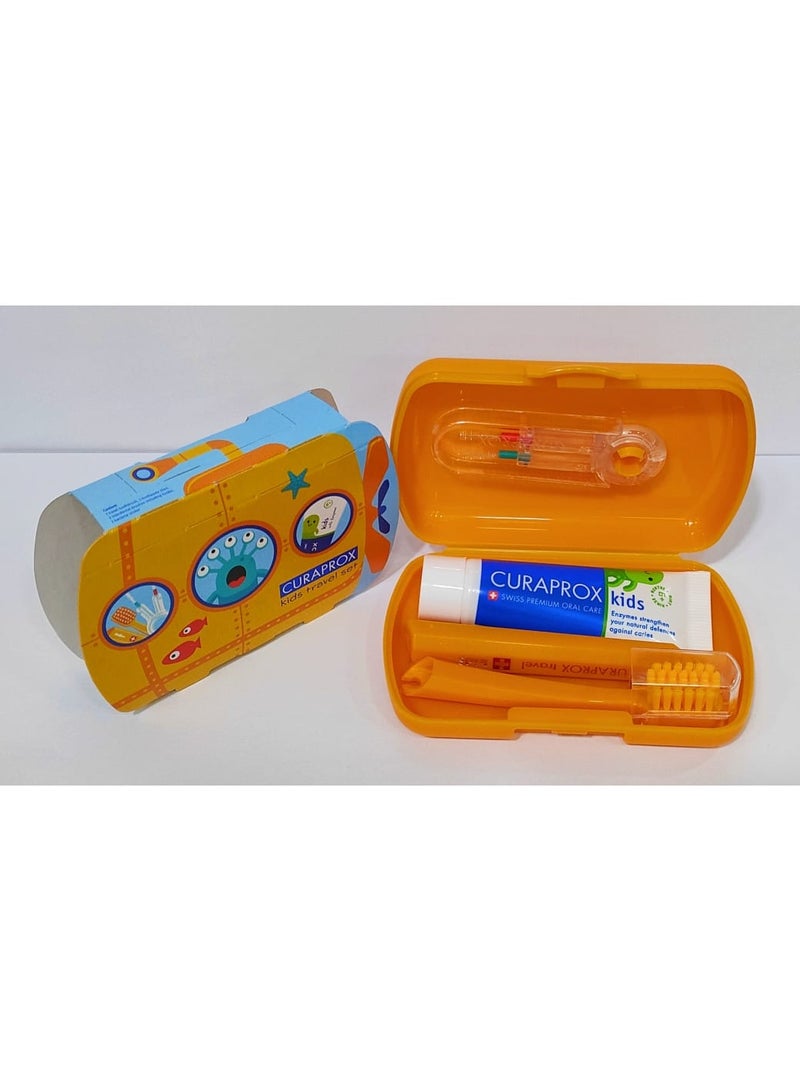 Curaprox Kids Travel Set – Orange - Image 4