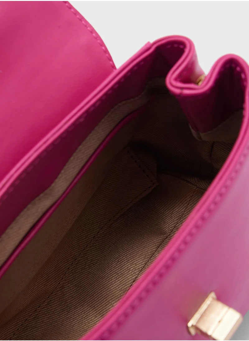 ELLA Satchel Bag With Pearl Handle