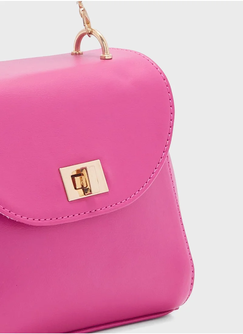 ELLA Satchel Bag With Pearl Handle