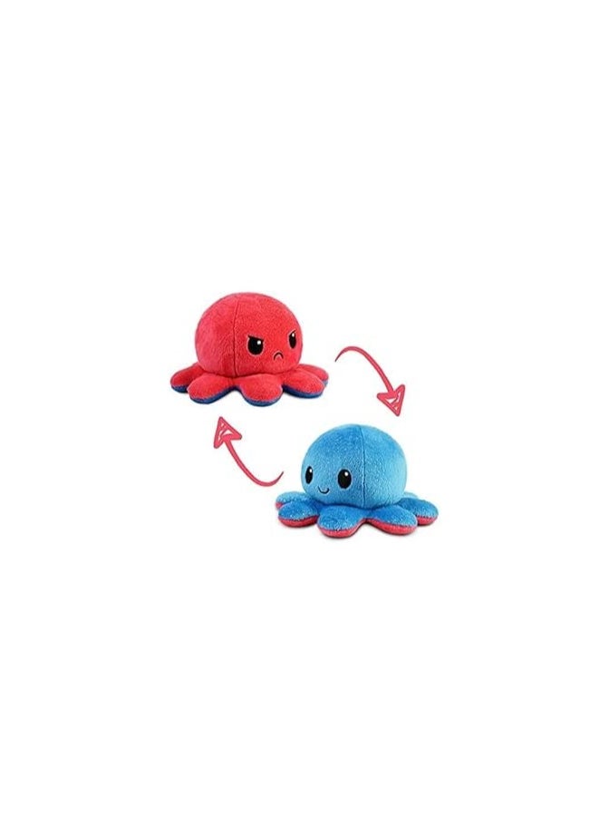 Generic - Toy Octopus Plushie Reversible Soft Toys for Kids | Plush Soft Toys for Baby Boys and Girls | Octopus Soft Toy for Kids Gift Birthday -22cm (Random Color) - Image 1
