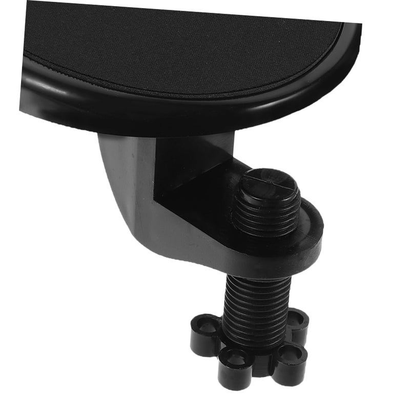 Adjustable Ergonomic Computer Armrest Wrist Rest Pad Rotatable Mouse Support Black - Image 4