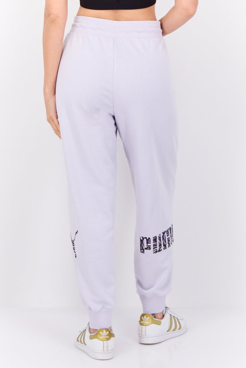PUMA Women Sportswear Fit Outdoor High Waist Sweatpants, Purple  - Image 3