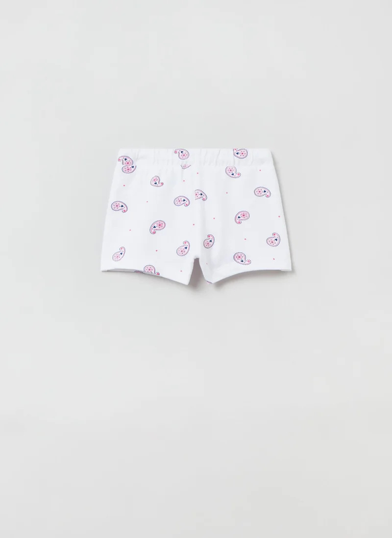 Ovs OVS Baby Girl Paisley Print Shorts