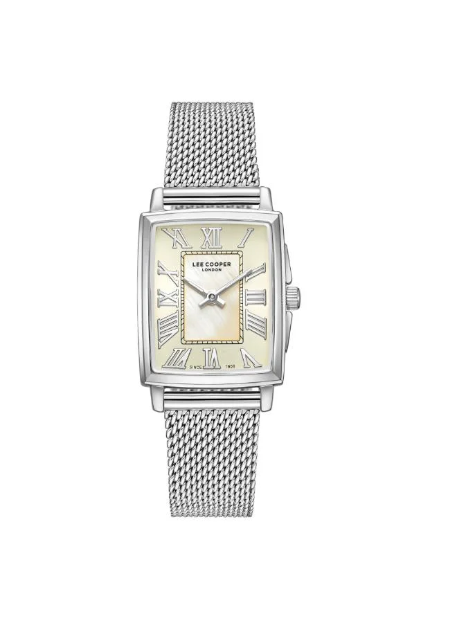 لي كوبر Women's Mesh Analog Watch LC08160.310 - 22X34 mm
