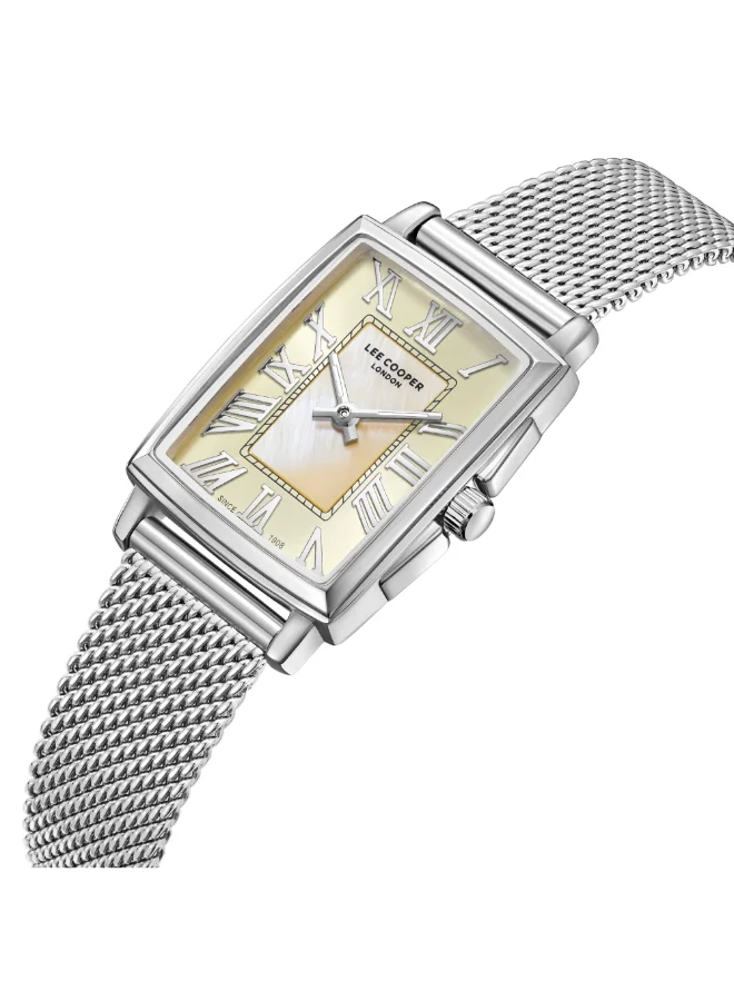 Lee Cooper Women's Mesh Analog Watch LC08160.310 - 22X34 mm