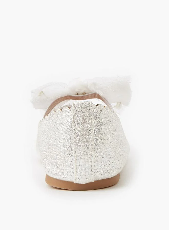 Flora Bella By Shoexpress WHITE Flora Bella Girls Slip-On Ballerina Shoes for Women | Best Price UAE