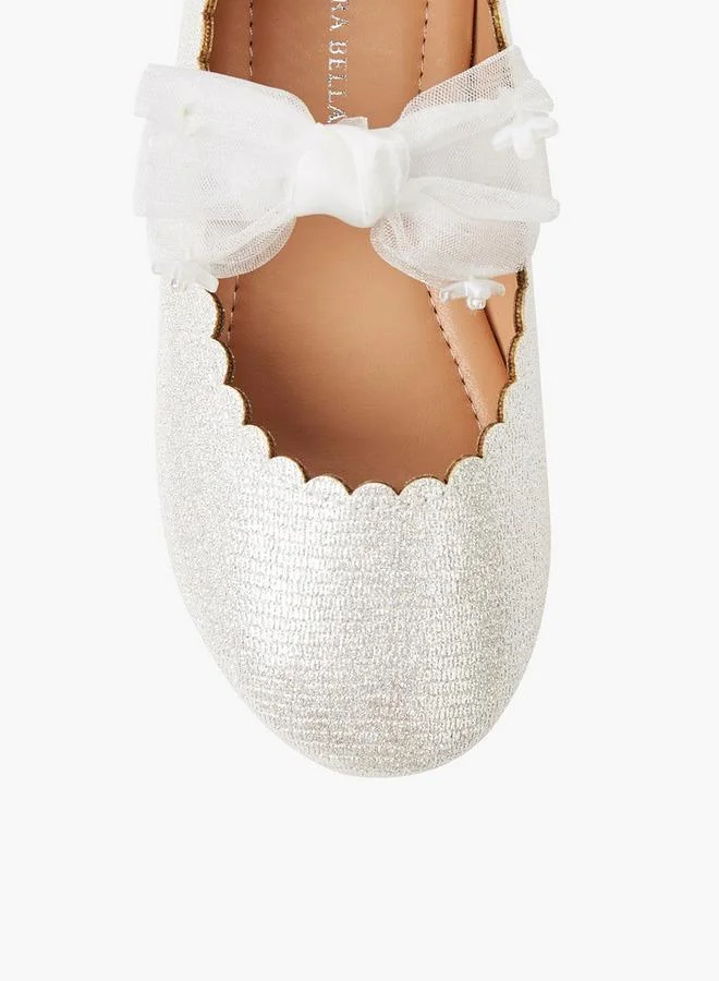 Flora Bella By Shoexpress WHITE Flora Bella Girls Slip-On Ballerina Shoes for Women | Best Price UAE