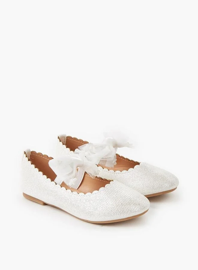 Flora Bella By Shoexpress WHITE Flora Bella Girls Slip-On Ballerina Shoes for Women | Best Price UAE