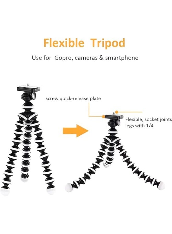 7W Photography Phone Stand with Remote Tripod, Microphone & LED Light – Up to 3 Hours Battery - Image 3