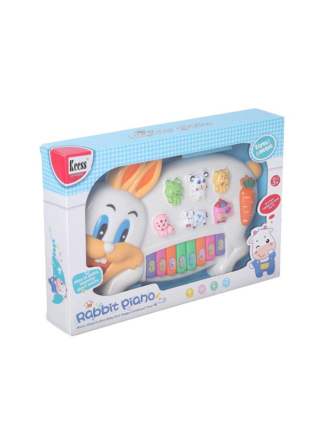 KEESS Keess Little Rabbit Piano for Kids  Multi Color 